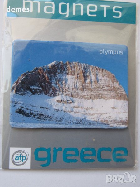  Метален магнит от Олимп, Гърция-серия-39, снимка 1