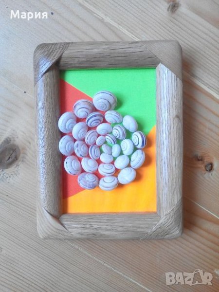 Ново!Картина"Охлюв"-Неон, снимка 1