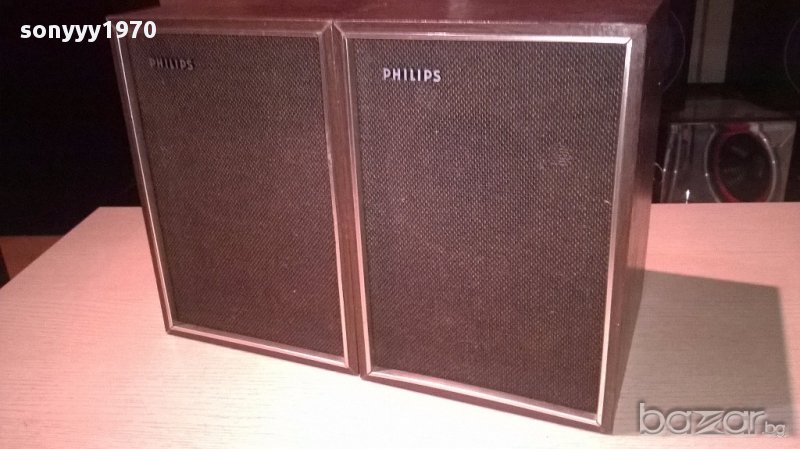 Philips 2бр ретро колони-внос швеицария, снимка 1