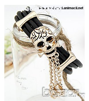 ГРИВНА – ЧЕРЕП С КОЖА , снимка 1