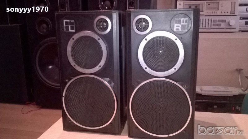 Тонколони 2 броя от голям двукасетъчен са-33/16/17см-внос швеицария, снимка 1