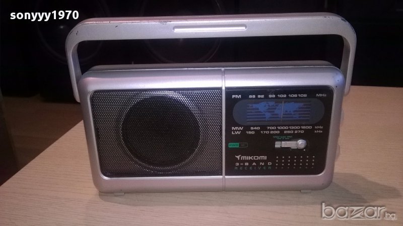 mikomi 3 band receiver-внос швеицария, снимка 1