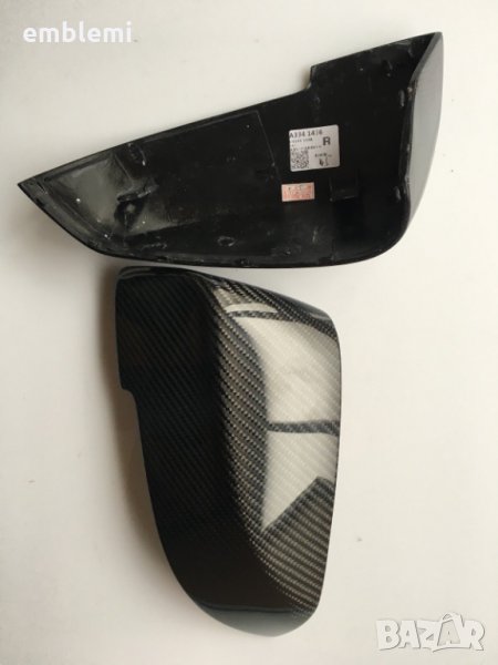 Carbon Mirror капаци BMW F07 GT F10 F11 F18 F06 F12 F13, SERIE 7 F01 F02 F03 Карбон, снимка 1
