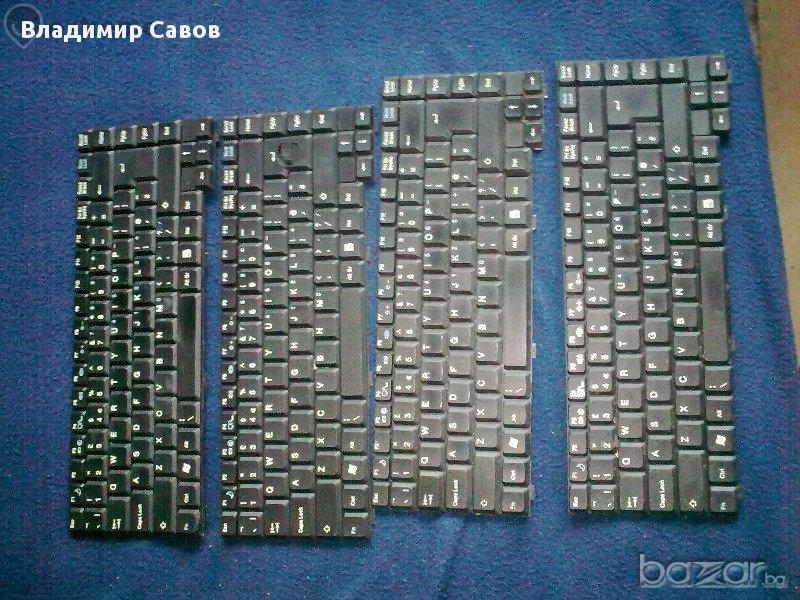 Продавам клавиатура Fujitsu Advent 6311 6301 9215 9515 9615 9617 8117, модел mp-02686gb-360jl, снимка 1