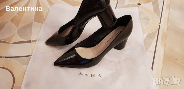 Zara , снимка 1 - Дамски елегантни обувки - 22488018