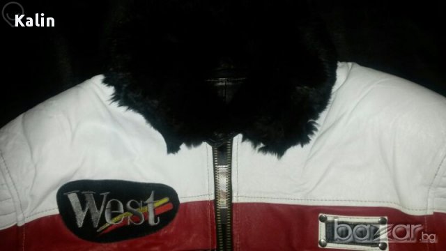 Дизайнерско Пилотско кожено яке , снимка 4 - Якета - 11916900