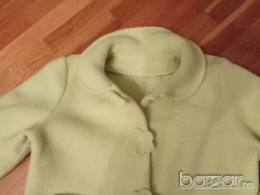 Поларено палтенце, р. 98, снимка 4 - Детски рокли и поли - 19026114