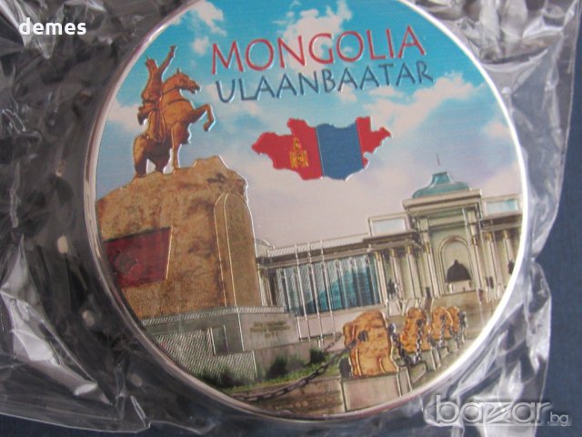 Автентичен магнит от Монголия-серия-18, снимка 6 - Колекции - 21136077