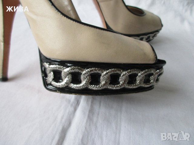 CASADEI елегантни, много ефектни, оригинал, естествена кожа, снимка 4 - Дамски елегантни обувки - 24365409