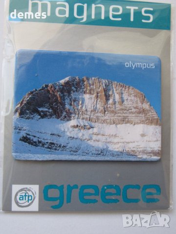  Метален магнит от Олимп, Гърция-серия-39, снимка 1 - Други ценни предмети - 24049021