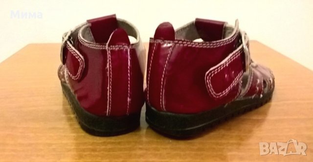 Сандали от естествен лак, № 26,  стелка 16 см., 5 лв., снимка 6 - Детски сандали и чехли - 23827943