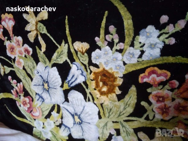 Кафьор за стена плюш декор цветя, снимка 11 - Антикварни и старинни предмети - 25553929