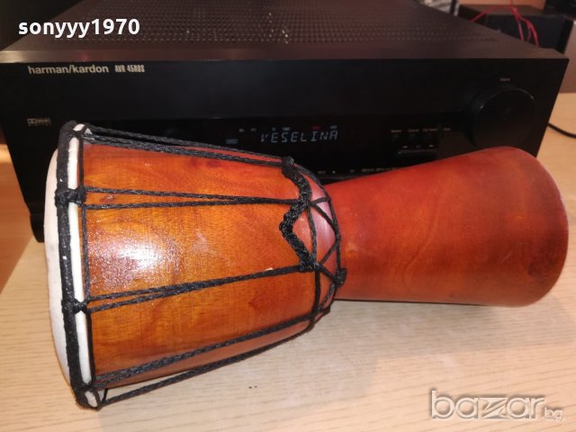 поръчана!!!красива тарамбука-дърво и кожа-30х16см, снимка 11 - Ударни инструменти - 20243101