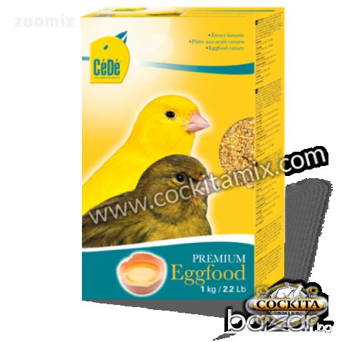 Яйчна храна за канари Цеде (CeDe) - 1кг, снимка 1 - За птици - 11999201