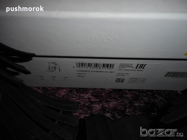 HUGO BOSS Fara Leather Heeled Sandals Fringe Detail, снимка 13 - Дамски обувки на ток - 21294425