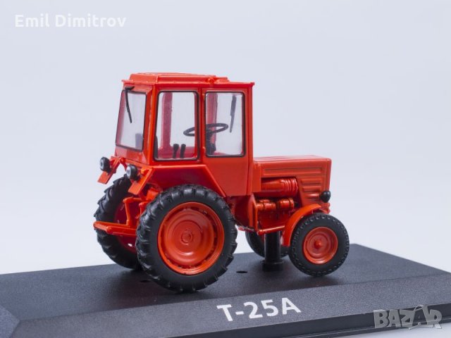 Моделче на трактор Т-25А, Владимирец, "Hachette", 1:43, снимка 3 - Колекции - 25202107