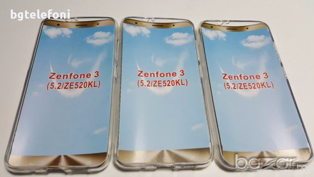 ASUS Zenfone 3 Dual 32GB (ZE520KL) цветен силиконов гръб, снимка 3 - Калъфи, кейсове - 16822394