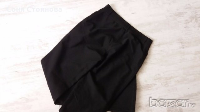 Черен плътен панталон, снимка 6 - Панталони - 18454671