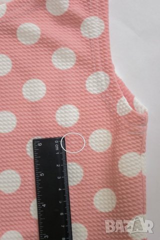 Розова рокля на точки марка Cocoviu, снимка 5 - Рокли - 22284010