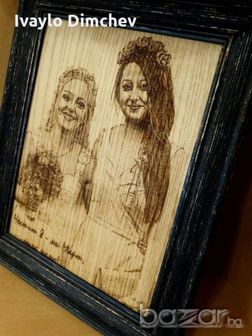 Гравирана снимка върху дърво, снимка 11 - Картини - 17879801