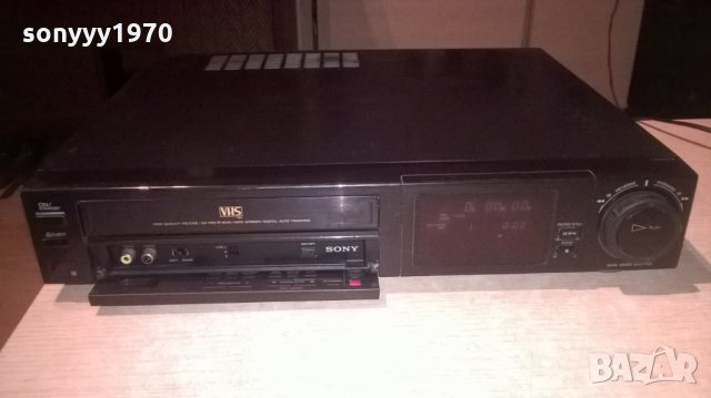 sony slv-373vp video recorder-made in france-внос швеицария, снимка 2 - Плейъри, домашно кино, прожектори - 24058660