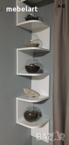 Етажерка - Червен гланц, снимка 3 - Бюра - 21761882