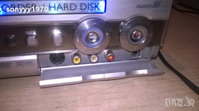 philips hdrw720 hard disk & dvd recorder-внос швеицария, снимка 6 - Плейъри, домашно кино, прожектори - 26003066
