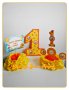 украса за детски рожден ден на тема мечо пух, снимка 1 - Други - 15564091