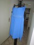 Синя копринена рокля - италианска, снимка 5
