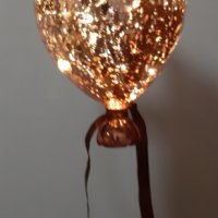 Стъклен балон с вградено ЛЕД осветление, снимка 2 - Декорация за дома - 26030984