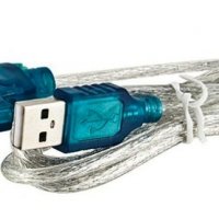 Нов кабел USB на COM (RS 232) 1метър + софтуер, снимка 1 - Кабели и адаптери - 10789312