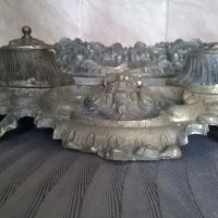 уникална бронзова мастилница, снимка 2 - Антикварни и старинни предмети - 21946599