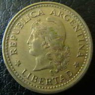 10 центаво 1971, Аржентина, снимка 2 - Нумизматика и бонистика - 15753576