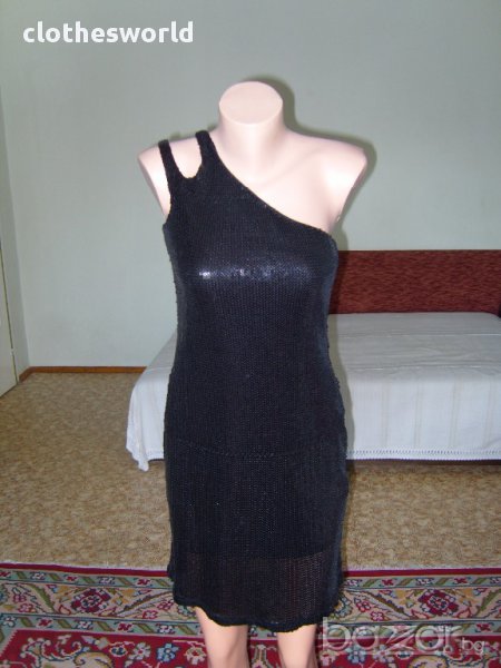 Искряща черна рокля Next, снимка 1