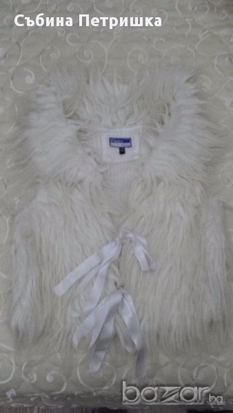 Късо пухкаво елече, снимка 1