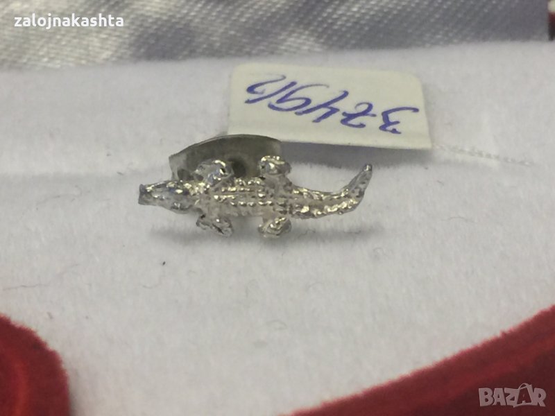 Сребърна обеца-0,36гр/925, снимка 1