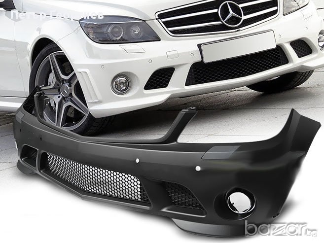 Предна AMG броня за MERCEDES C-class W204 (2007-2011) , снимка 1