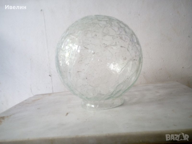 пет стари стъкла за полилей арт деко, снимка 1