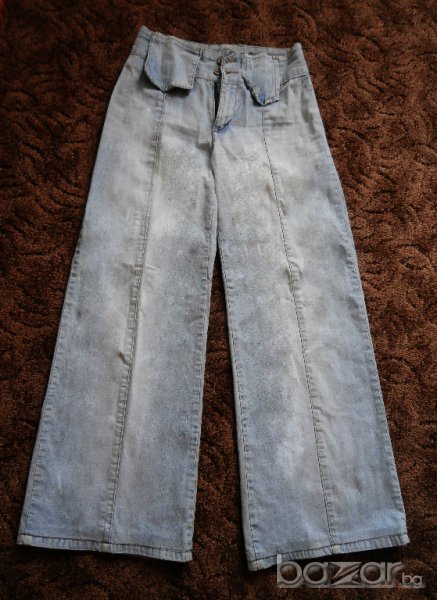 Дънки от светлосин деним, снимка 1