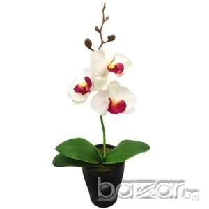 Изкуствена орхидея-30 см., снимка 1
