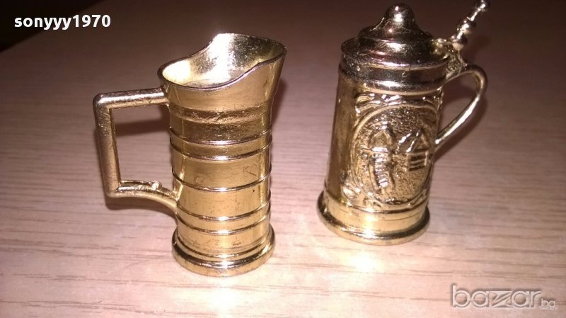 Мини ретро колекция-халба+кана-5х3см-внос швеицария, снимка 1