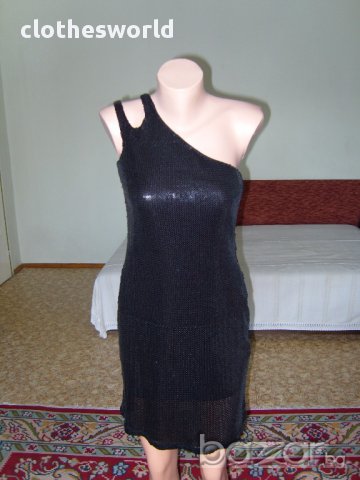 Искряща черна рокля Next