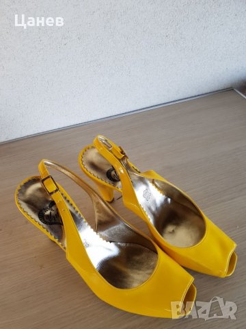 Нови сандали от естествен лак!, снимка 3 - Дамски обувки на ток - 23087302