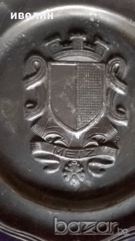 стара викторианска чиния за декорация, снимка 2 - Антикварни и старинни предмети - 20474555