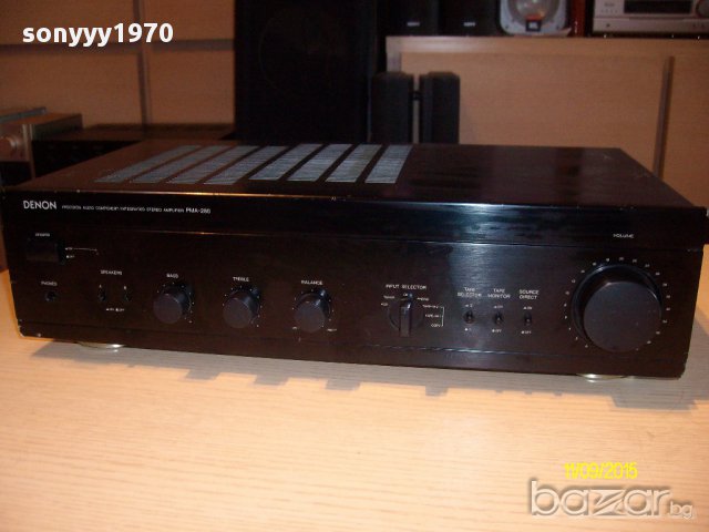 denon pma-280-stereo amplifier-внос швеицария, снимка 2 - Ресийвъри, усилватели, смесителни пултове - 11863422