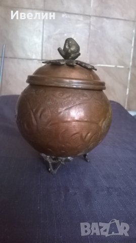 стара купа от мед, снимка 1 - Антикварни и старинни предмети - 25586144