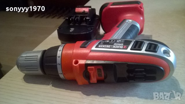 Black&decker винтоверт+батерия-внос швеицария, снимка 8 - Винтоверти - 23833246