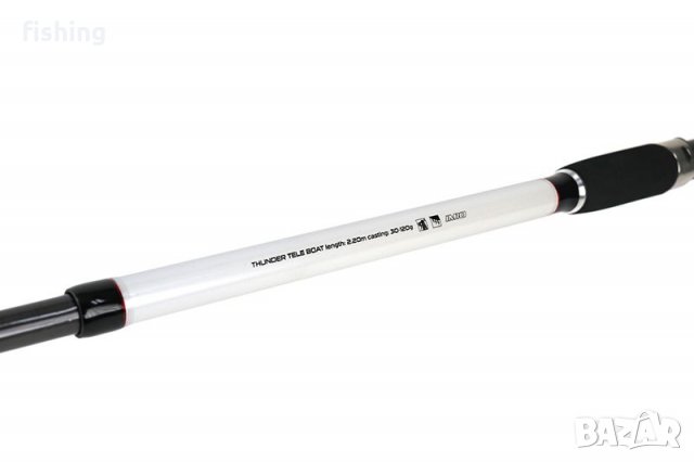 НОВО FORMAX ПРЪЧКА THUNDER TELE BOAT 2.20м. 30-120гр, снимка 5 - Въдици - 24753020
