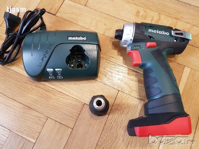 Винтоверт акумулаторна отвертка Metabo PowerMaxx BS Quick Pro 10.8 V, 1 батерии, 4 Ah