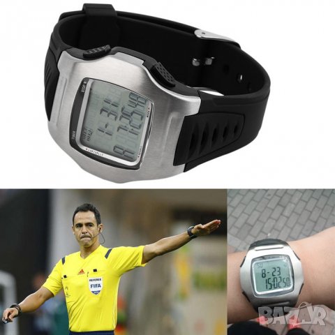 Часовник съдийски за футболен съдия футбол спорт хронометър 
